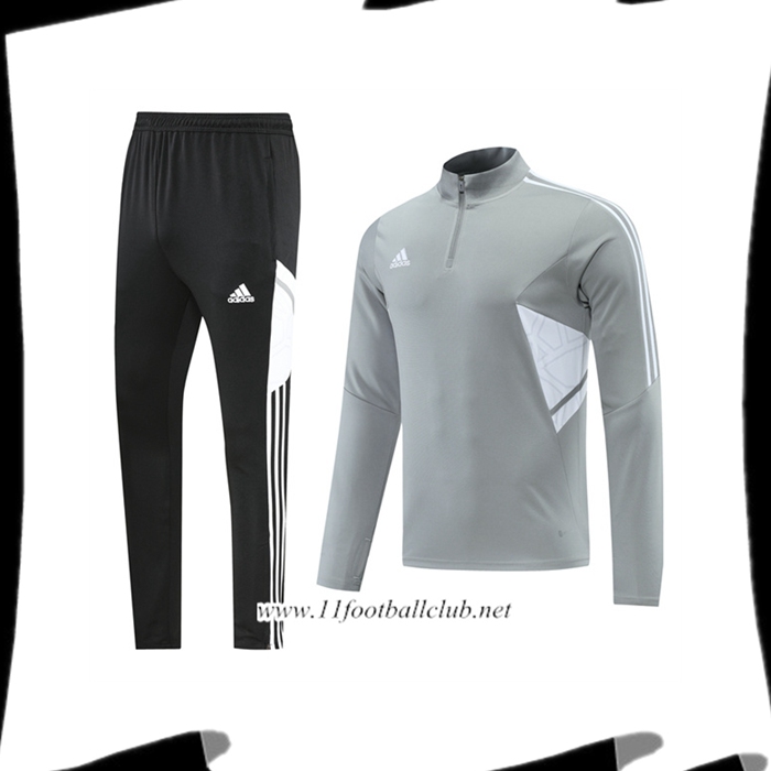Le Nouveaux Ensemble Survetement de Foot Adidas Gris 2022/2023
