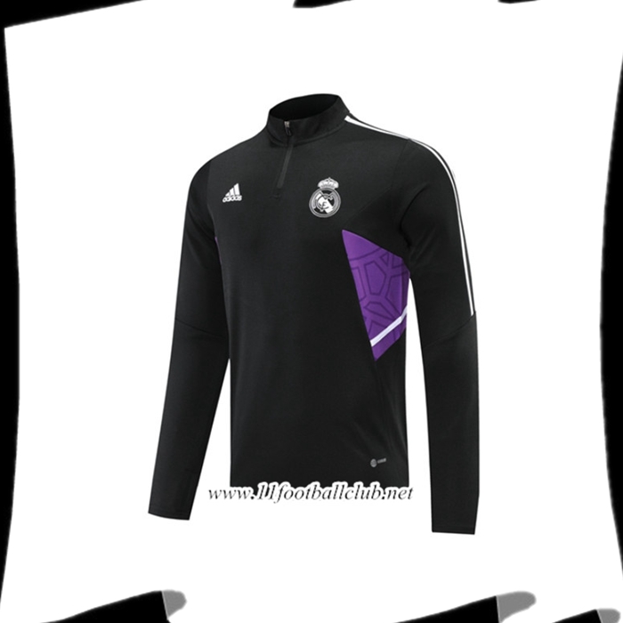Le Nouveaux Sweatshirt Training Real Madrid Noir 2022/2023