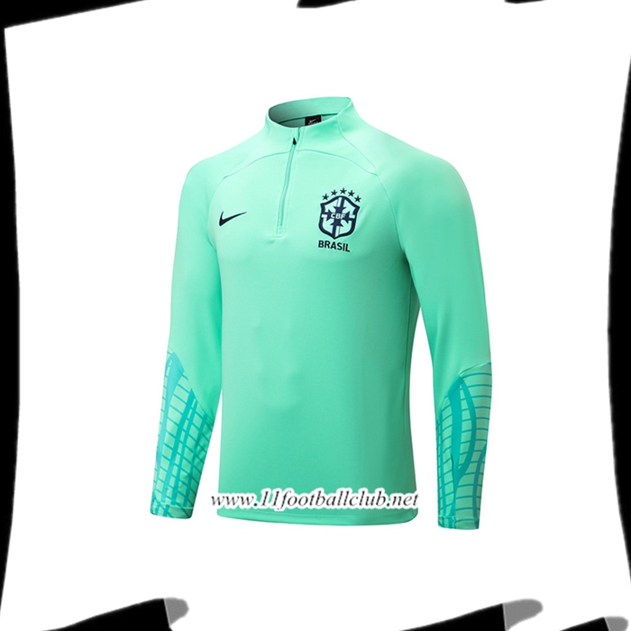 Le Nouveau Sweatshirt Training Bresil Vert 2022/2023