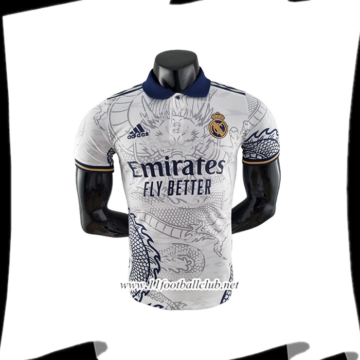 Le Nouveau Maillot de Foot Real Madrid Chinese Dragon Blanc 2022/2023