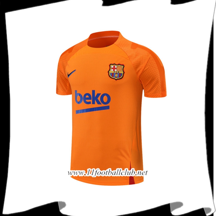 Training T-Shirts FC Barcelone Orange 2022/2023