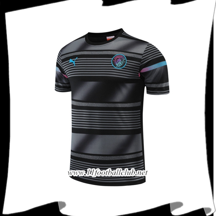 Training T-Shirts Marseille OM Gris/Noir 2022/2023
