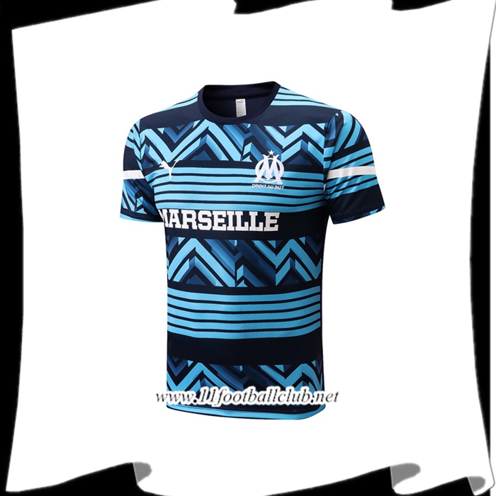 Training T-Shirts Marseille OM Bleu/Noir 2022/2023