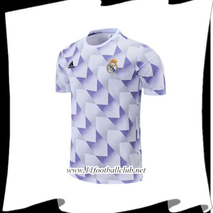 Training T-Shirts Real Madrid Blanc/Gris 2022/2023