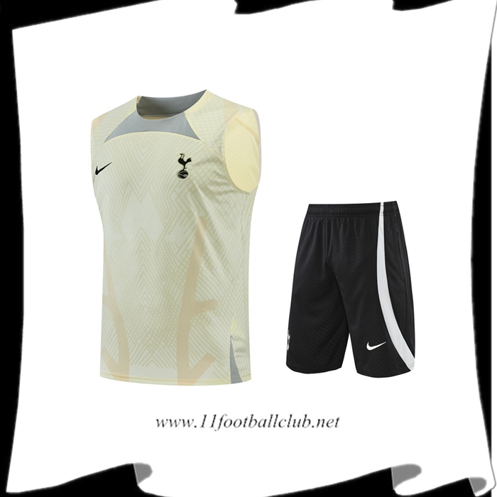 Ensemble Training Debardeur + Shorts Tottenham Hotspur Jaune 2022/2023