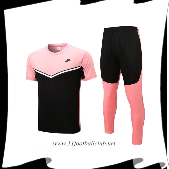 Ensemble Training T-Shirts + Pantalon Nike Rose/Gris 2022/2023