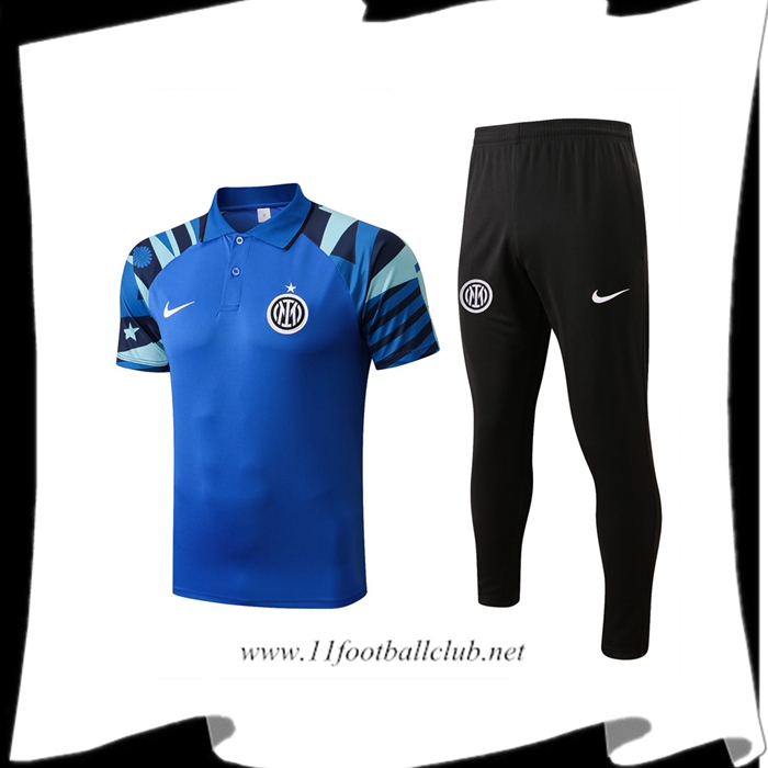 Ensemble Polo Foot Inter Milan Bleu 2022/2023