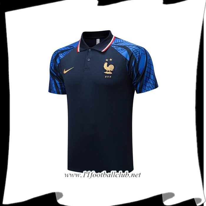 Polo Foot France Bleu Marin 2022/2023