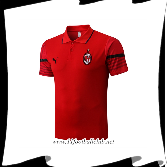 Polo Foot Milan AC Rouge 2022/2023