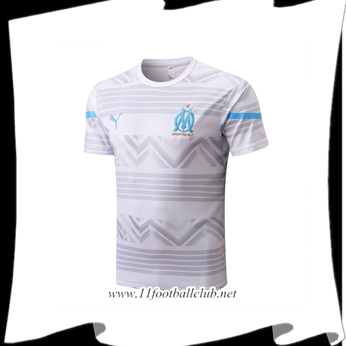 Training T-Shirts Marseille OM Blanc 2022/2023