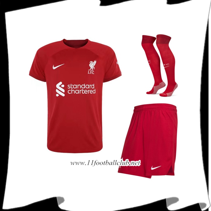 Ensemble Maillot Foot FC Liverpool Domicile (Short + Chaussettes) 2022/2023