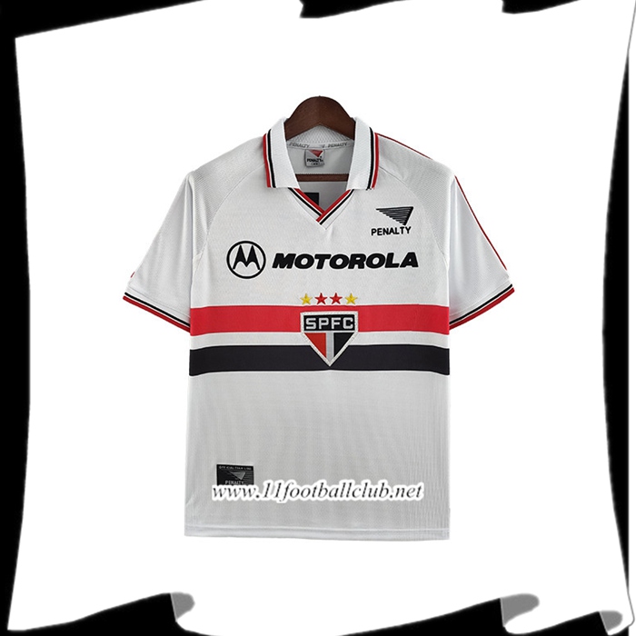 Maillot de Foot Sao Paulo FC Retro Domicile 1999