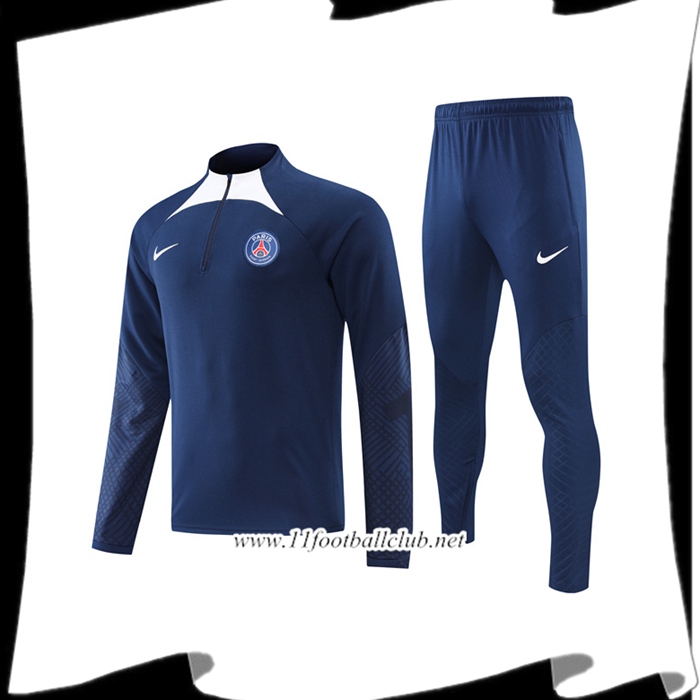 Ensemble Survetement de Foot PSG Bleu Marin 2022/2023