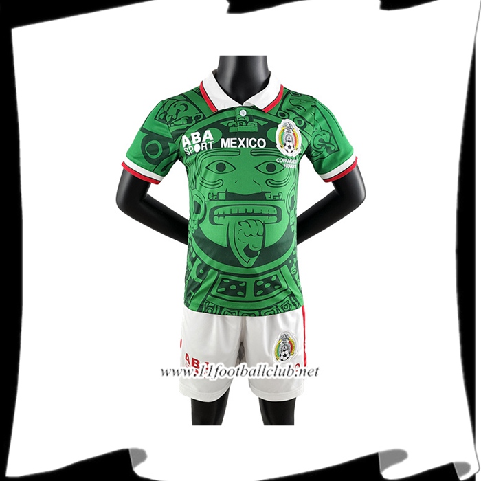 Maillot de Foot Mexique Retro Enfant Domicile 1998