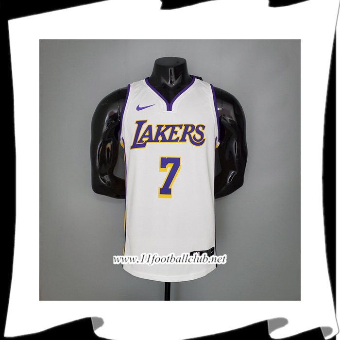 Maillot Los Angeles Lakers (Anthony #7) Blanc/Pourpre