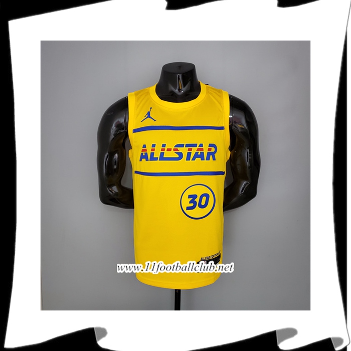 Maillot All-Star (Curry #30) 2021 Jaune