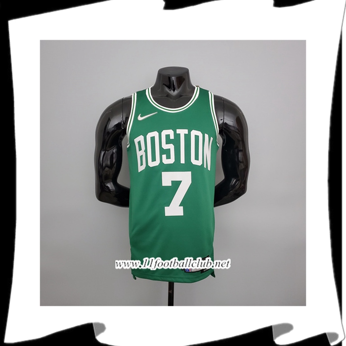 Maillot Boston Celtics (Brown #7) Vert 75th Anniversary