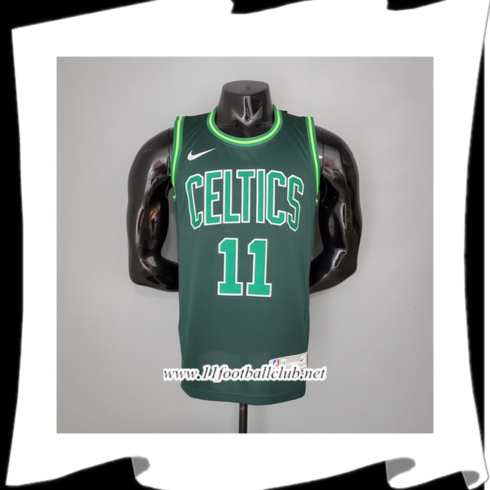Maillot Boston Celtics (Irving #11) 2021 Vert Bonus Edition Dark