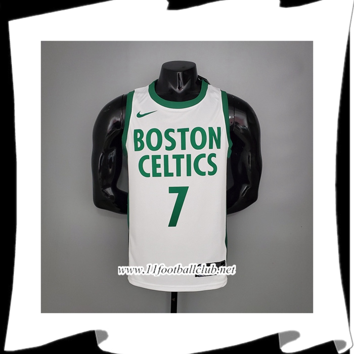 Maillot Boston Celtics (Brown #7) Blanc City Edition