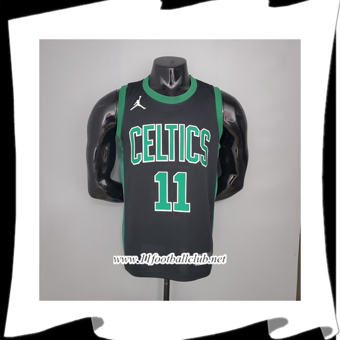 Maillot Boston Celtics (Irving #11) Noir Jordan Theme