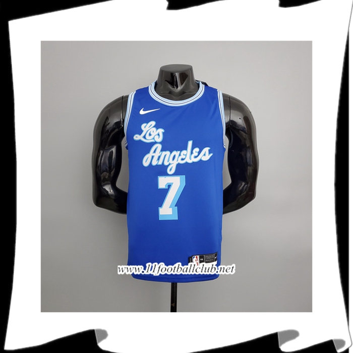 Maillot Los Angeles Lakers (Anthony #7) 2021 Retro Bleu