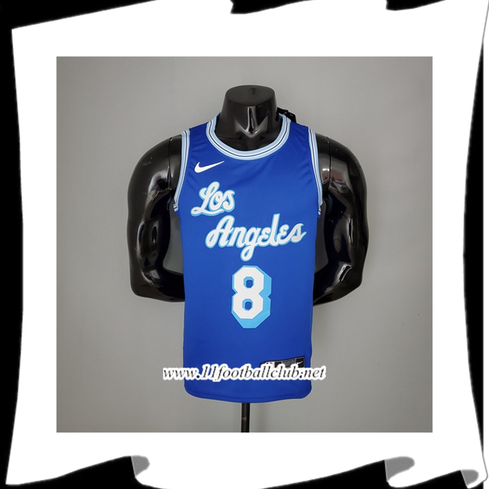 Maillot Los Angeles Lakers (Bryant #8) 2021 Retro Bleu