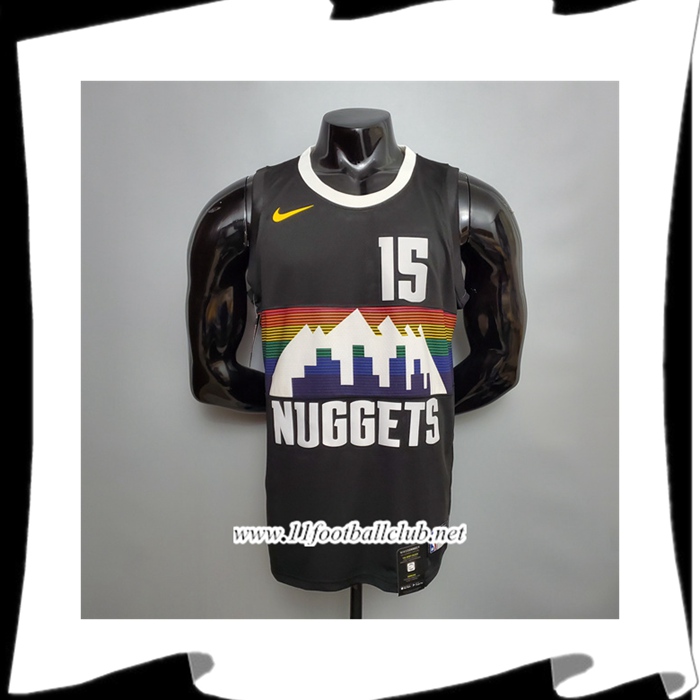Maillot Denver Nuggets (Jdkic #15) Noir City Edition