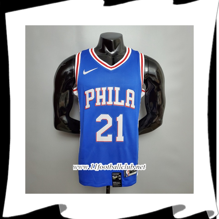 Maillot Detroit Pistons (Embiid #21) Bleu