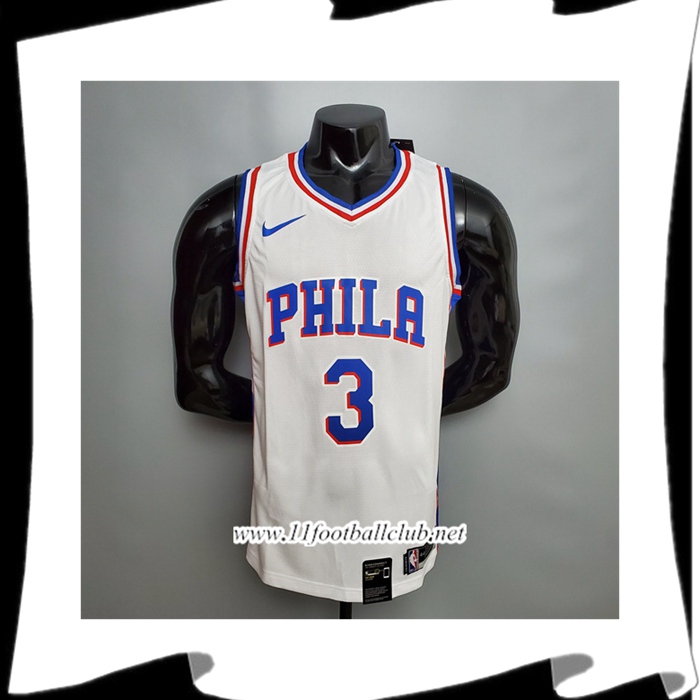 Maillot Detroit Pistons (Iverson #3) Blanc