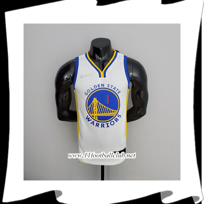 Maillot Golden State Warriors (Thompson #11) Blanc 75th Anniversary Mexique Edition