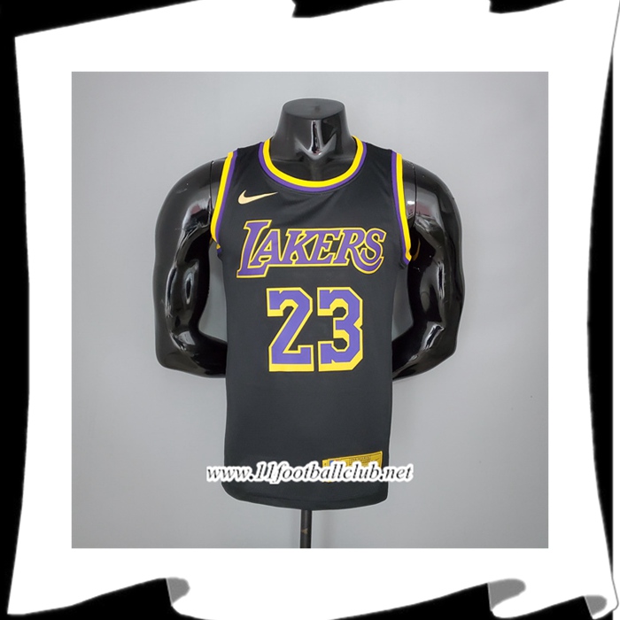 Maillot Los Angeles Lakers (Ames #23) 2021 Noir Bonus Edition
