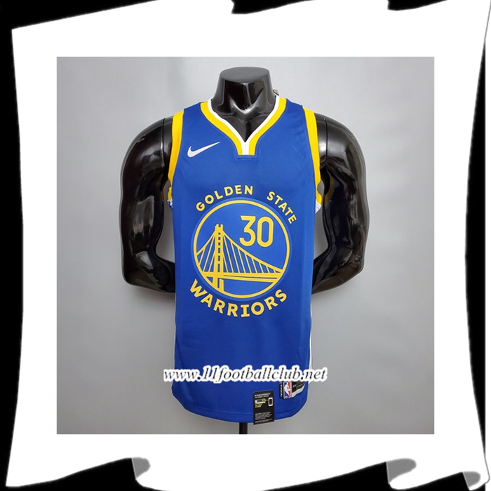 Maillot Golden State Warriors (Curry #30) Bleu