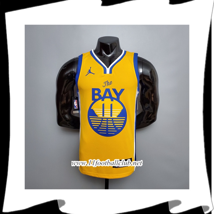 Nouveau Maillot Golden State Warriors (Thompson #11) Jaune