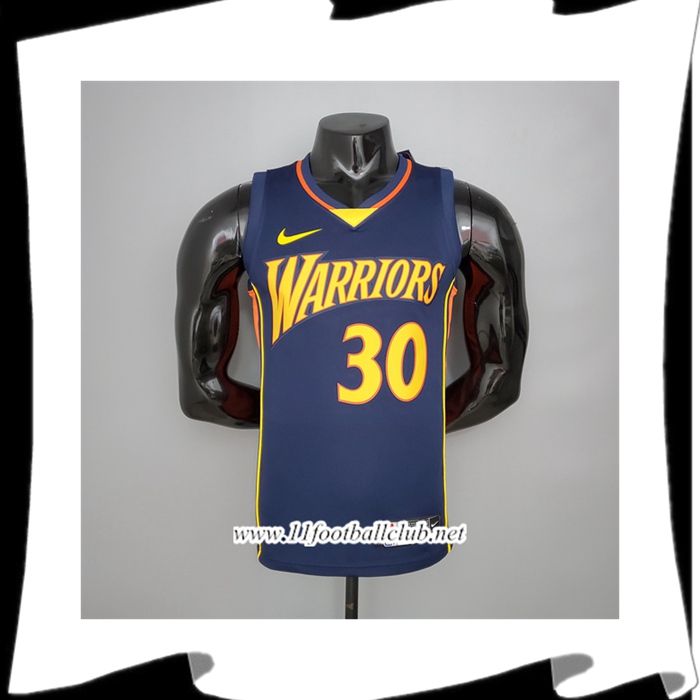 Nouveau Maillot Golden State Warriors (Curry #30) Noir