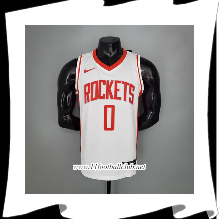Maillot Houston Rockets (Westbrook #0) 2021 Blanc