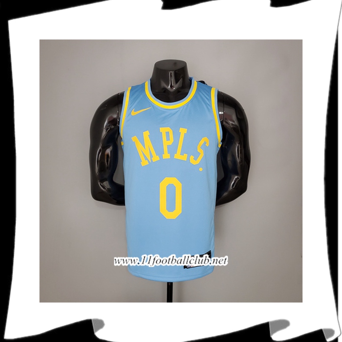 Maillot Los Angeles Lakers (Young #0) 2021 Bleu Minneapolis Edition