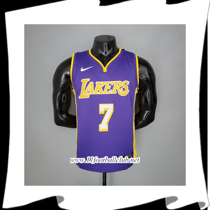 Maillot Los Angeles Lakers (Anthony #7) Pourpre/Jaune