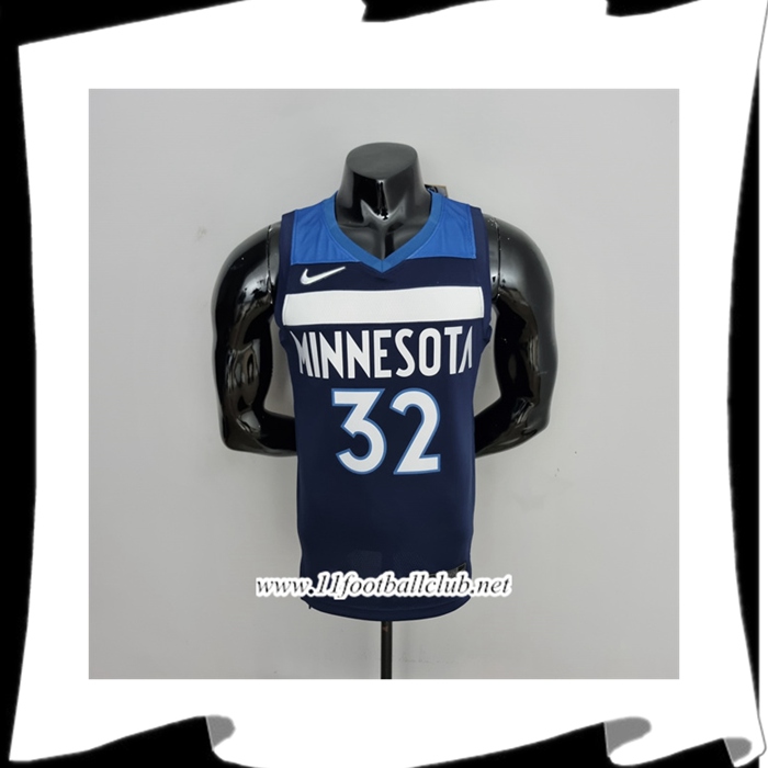 Maillot Minnesota Timberwolves (Towns #32) Bleu Royal 75th Anniversary