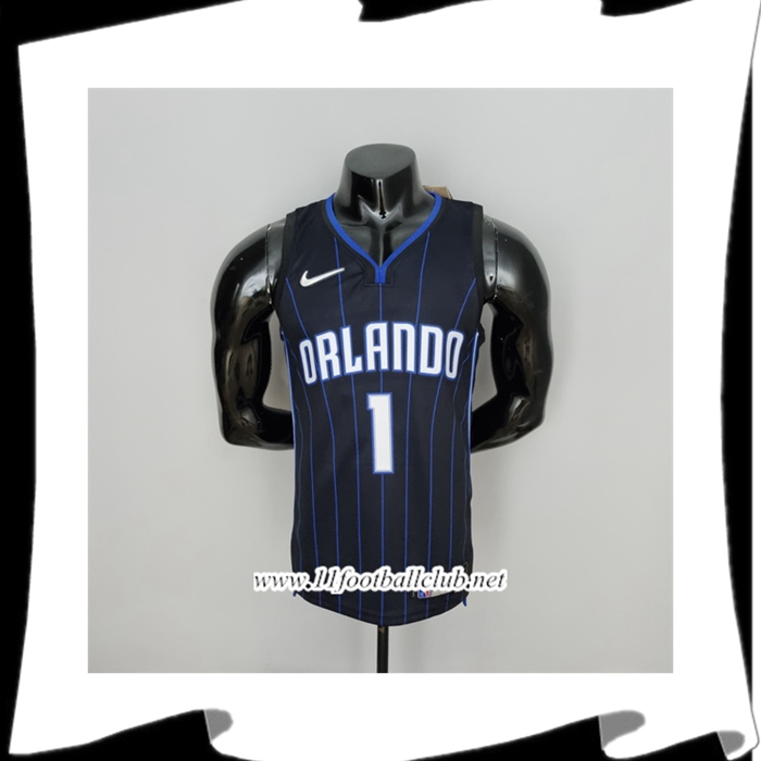 Maillot Orlando Magic (McGrady #1) Noir 75th Anniversary
