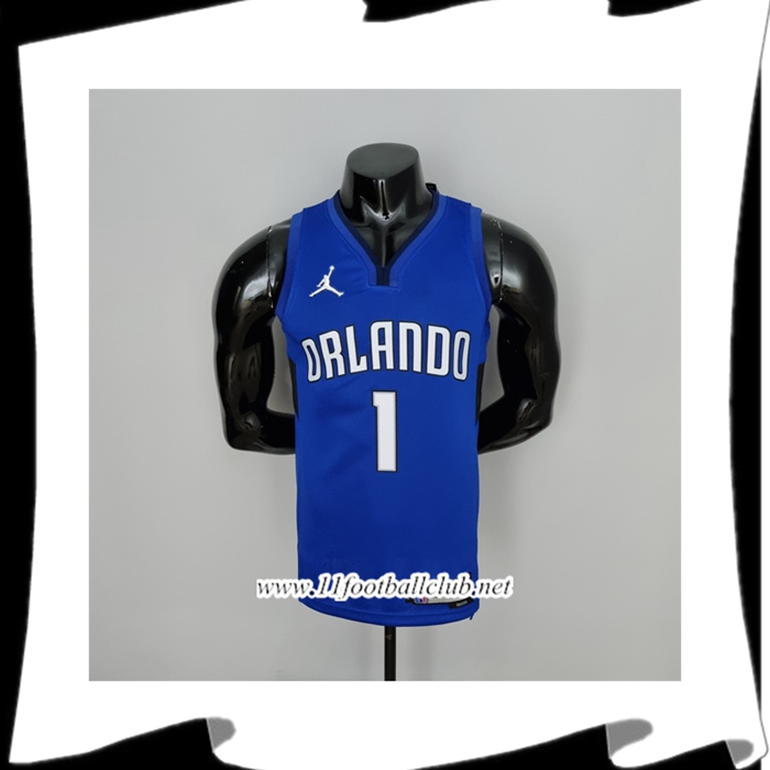 Maillot Orlando Magic (McGrady #1) Bleu 75th Anniversary