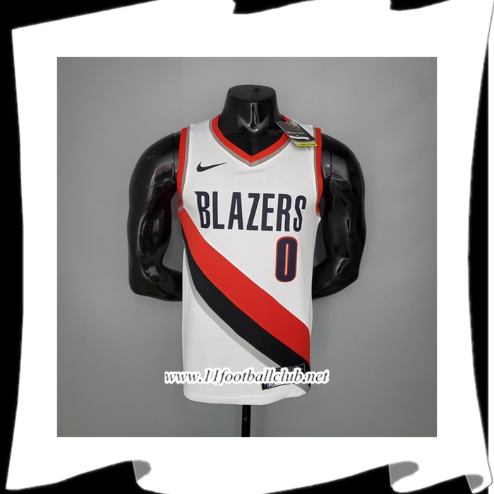 Maillot Portland Trail Blazers (Lillard #0) 2021 Domicile Noir