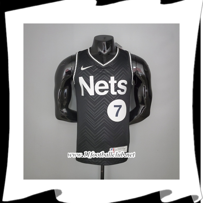 Maillot Brooklyn Nets (Durant #7) 2021 Noir Bonus Edition