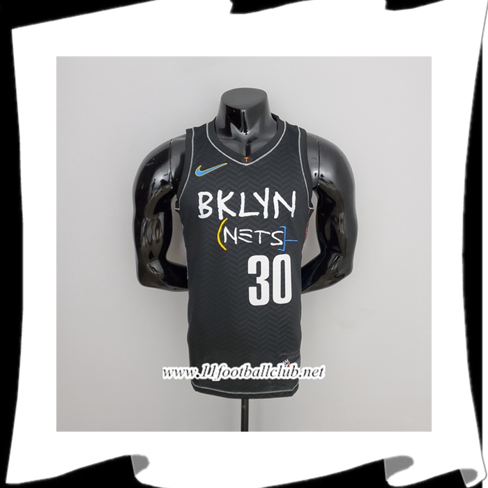 Maillot Brooklyn Nets (Curry #30) Noir City Edition