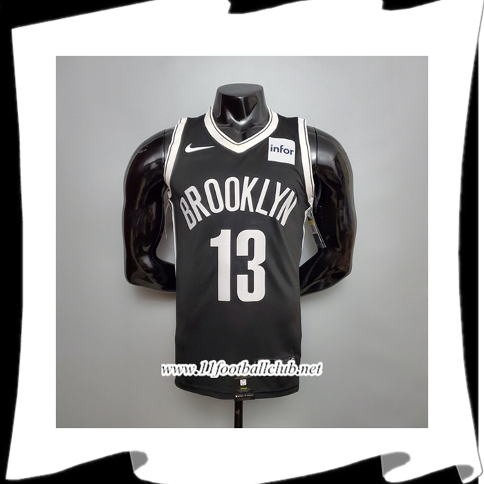Maillot Brooklyn Nets (Harden #13) Noir