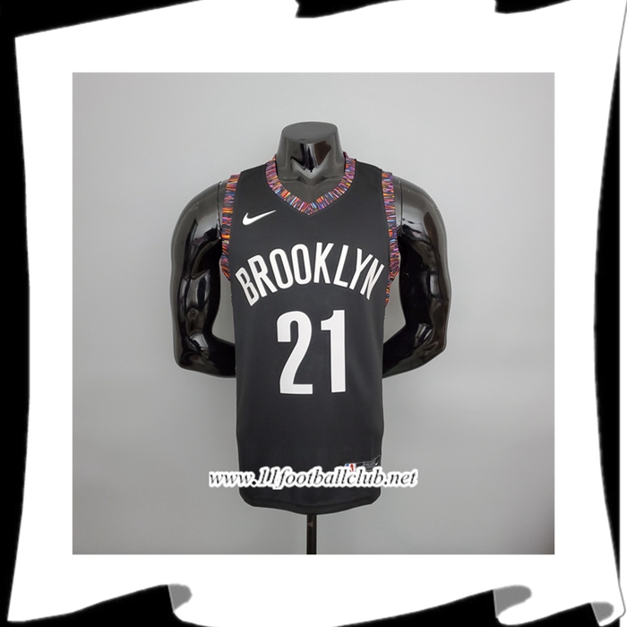 Maillot Brooklyn Nets (Brooklyn #21) Noir City Version