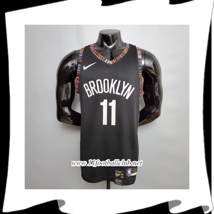 Maillot Brooklyn Nets (Irving #11) Noir City Version