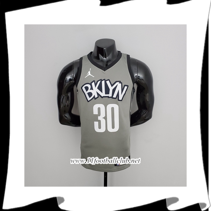 Maillot Brooklyn Nets (Curry #30) Gris