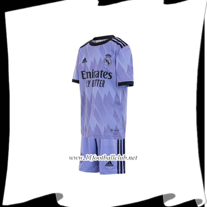 Nouveau Maillot de Foot Real Madrid Enfant Exterieur 2022/2023