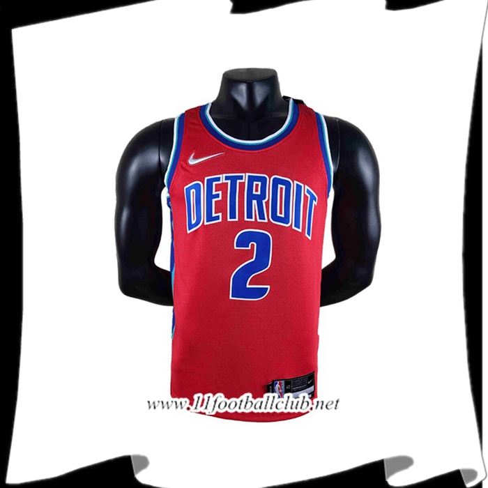 Maillot Detroit Pistons (CUNNINGHAM #2) Rouge