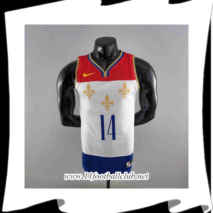 Maillot New Orleans Pelicans (INGRAM #14) 2020 Rouge/Blanc/Bleu Urban Edition